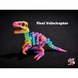 Velociraptor Articulado | Juguete 3D 3-5 años | Masterpiece 3D