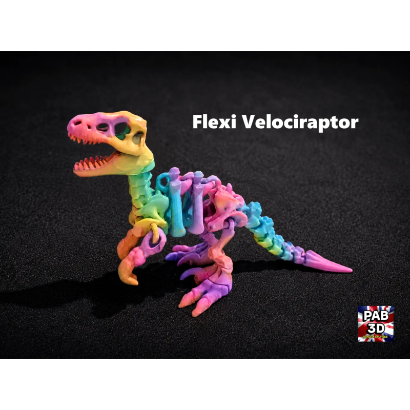 Velociraptor Articulado | Juguete 3D 3-5 años | Masterpiece 3D