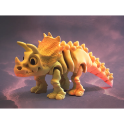 Esqueleto Flexible de Triceratops | Juguete 3D 3-5 años | Masterpiece 3D