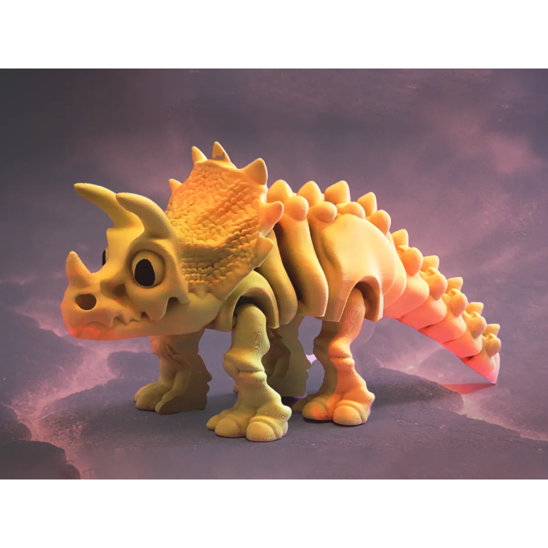 Esqueleto Flexible de Triceratops | Juguete 3D 3-5 años | Masterpiece 3D