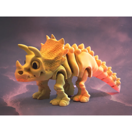 Esqueleto Flexible de Triceratops | Juguete 3D 3-5 años | Masterpiece 3D