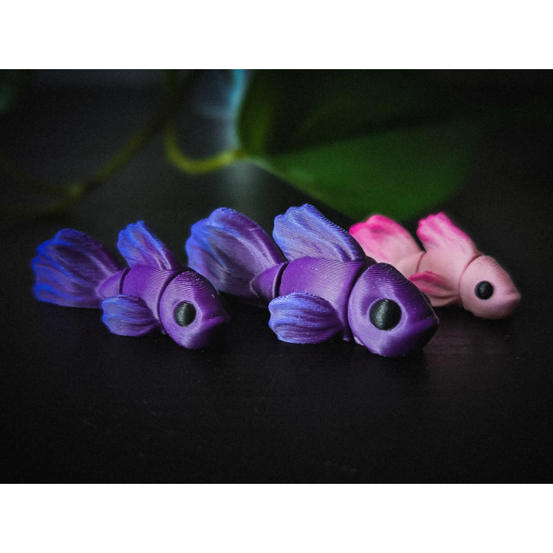 Pez Betta Flexible | Juguete 3D 3-5 años | Masterpiece 3D