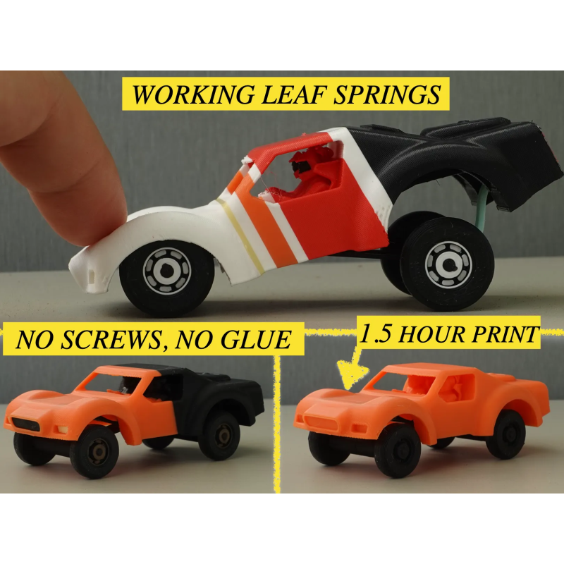 Camioneta Mini con Suspensión | Juguete 3D 3-5 años | Masterpiece 3D