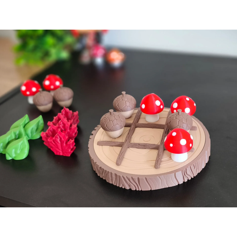 Tres en Raya del Bosque | Juguete 3D 5-7 años | Masterpiece 3D