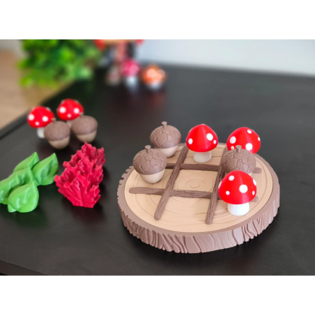 Tres en Raya del Bosque | Juguete 3D 5-7 años | Masterpiece 3D