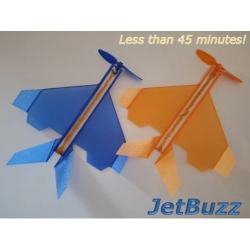 Avión de Cuerda JetBuzz | Juguete 3D 5-7 años | Masterpiece 3D