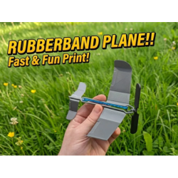 Avión de Bandas Elásticas | Juguete 3D 5-7 años | Masterpiece 3D