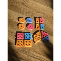 Juego de clasificación de texturas Montessori + patrones