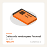 Gafetes de Nombre para Personal — lote de 10 | Masterpiece 3D Impresiones